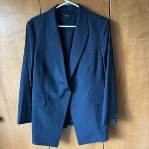Theory Etiennette Blazer in Nocturn Navy Size 14